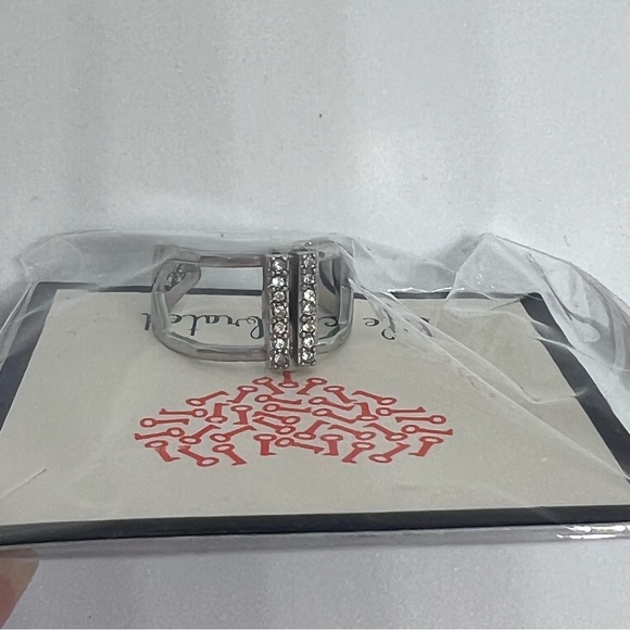 Stella & Dot Keep Collective Silver Split Ring - New in Box - Picture 3 of 6